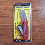 تصویر کاتر ذوزنقه ای Defonmax DF-828 Defonmax DF-828 folding knife heavy-duty cutter