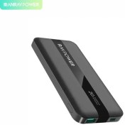 تصویر پاوربانک 10هزار میلی آمپر 20 واتی راوپاور RAVPOWER 20W 2 Ports Power Bank (10000mAh) - مدل PB1236 