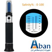 تصویر رفراکتومتر چشمی شوری 0-100 
