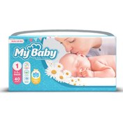 تصویر مای بیبی دبل چسبی سایز ۱ 