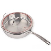 تصویر ماهیتابه استیل درب دار برند DSP سایز24 