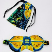 تصویر چشم‌بند سیلک طرح‌دار 