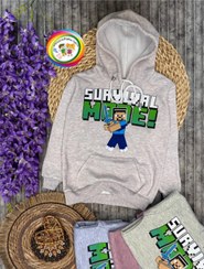 تصویر هودی ماینکرفت پسرانه - کالباسی / ۵۰ 