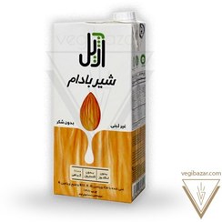 تصویر شیر بادام آژیل یک لیتری بدون شکر 