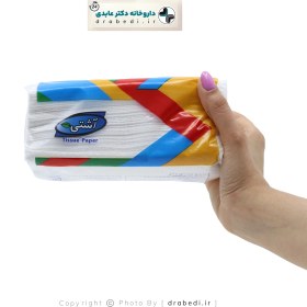 تصویر دستمال کاغذی اقتصادی آشتی بسته 4 عددی Ashti tissue paper 100 pcs