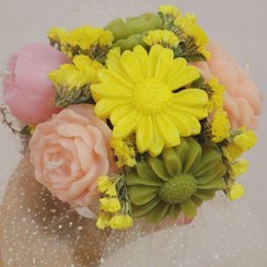 تصویر دسته گل شمع phonix_candle