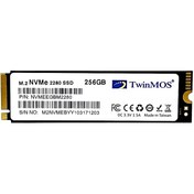 تصویر اس اس دی اینترنال تویین موس مدل NVMe M.2 2280 PCIE ظرفیت 256 گیگابایت همراه با گارانتی ssd 256GB