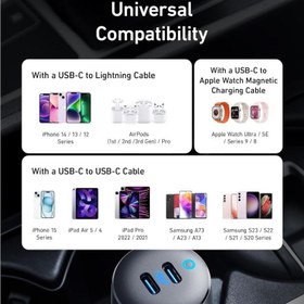 تصویر Anker USB C Car Charger 40W 2 Port PowerIQ 3.0 Type C Adapterh شارژر فندکی انکر 2724 