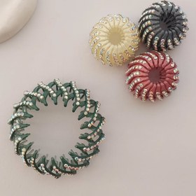 تصویر کلیپس چنگکی نگین دار شمعی 