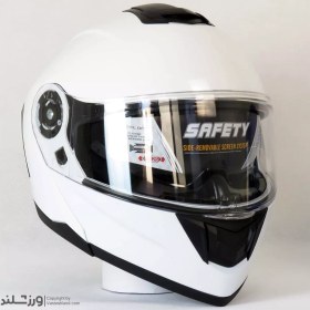 تصویر کلاه کاسکت رادین عینک دار فک متحرک سایز ۵۸-۶۲ کد ۱۹۴۱ 