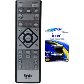 تصویر کنترل سینما خانگی مارشال Marshal مدل ME – 3550 به همراه باتری 