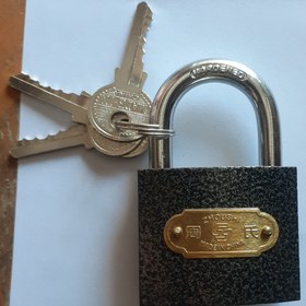 تصویر قفل اویز ۵۰ چدنی 