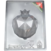 تصویر قالب طلقی انار الماسی | قالب شکلات و ژله یلدایی فودگرید Diamond Pomegranate Plastic Mold | Food-Grade Yalda Chocolate Mold