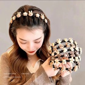 تصویر تل کلیپسی کرم قهوه ای 