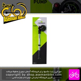 تصویر تلمبه باد مخصوص دوشاخ و کمک وسط فشار قوی دوچرخه مریدا مدل Shock Pump ساخت تایوان Shock Pump Merida Made in Taiwan 