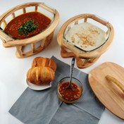 تصویر سوفله خوری چوبی بیضی متوسط آرکو 