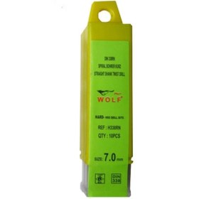 تصویر مته سایز7 HSS آهن ولف 