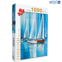 تصویر پازل 1000 تکه شادو طرح قایق کد 05358 1000 piece puzzle Sailing boat code 05358 SHADOW PUZZLE