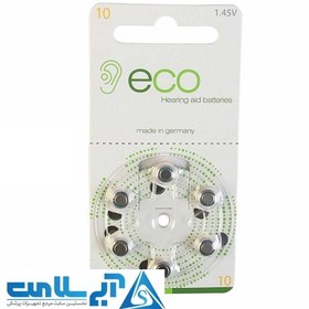 تصویر باتری سمعک برند ECO آلمانی - سایز ۱۰ 10  ECO Battery