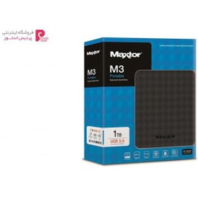 تصویر هارد اکسترنال مکستور مدل M3 ظرفیت 1 ترابایت Maxtor M3 External Hard Drive - 1TB