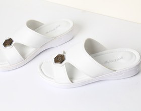 تصویر صندل رو فرشی مردانه با کفی طبی (جدید) کد 208-8 - پاستیلی / 43 