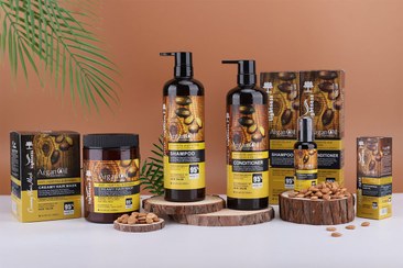 تصویر شامپو فری سولفات آرگان حجم ۹۰۰ میلی لیتر ترمیم کننده 