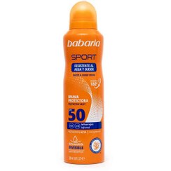 تصویر اسپری ضد آفتاب باباریا babaria حاوی SPF 50 مدل اسپورت SPORT حجم 200 میل Babaria Sport Protective Mist Spf50 Spray 200 ml