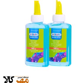 تصویر چسب 100 میل مایع استورم hl-618 مدرسه Storm school glue HL- 618 100ml