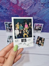تصویر یک عدد پولاروید فوتو کارت عکس آویز طرح بی تی 21 بی تی اس سایز 7 و نیم در 9 - 6 Polaroid btsbt21