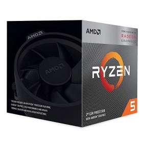 تصویر پردازنده مرکزی ای ام دی مدل RYZEN 5 3400G ا AMD RYZEN 5 3400G Desktop CPU AMD RYZEN 5 3400G Desktop CPU