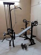 تصویر دستگاه بدنسازی ۵۴ کاره مشکی 