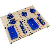 تصویر کاردستی مدار سری و موازی 