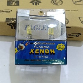 تصویر لامپ خودرو زنون زرد ایگل پایه H1 بسته 2 عددی EAGLEYE H1 Yellow 