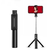 تصویر سه پایه و مونوپاد بلوتوثی استند مدل P30 ا Mini Live Broadcast Selfie Stick P30 Mini Live Broadcast Selfie Stick P30