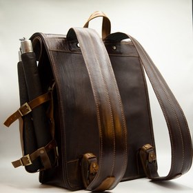 تصویر کوله پشتی چرم تریپ 