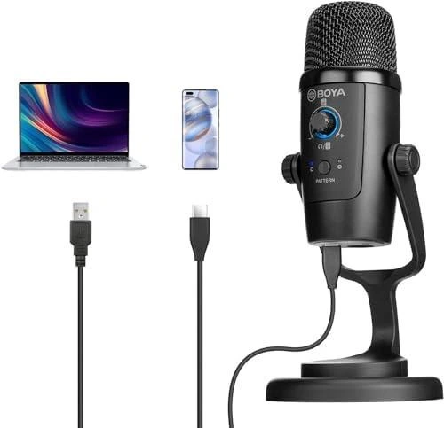 Podcast Equipment Bundle, SINWE Condenser Microphone with Tripod Stand and  Professional Audio Mixer for Studio Recording Vocals, Voice Overs