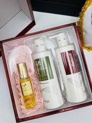 تصویر پک کامل مراقبت مو Karseell شامپو + نرم کننده + روغن مو 