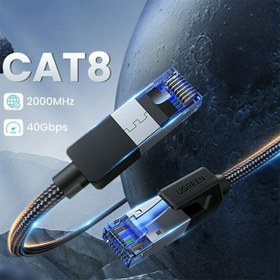 تصویر پچ کورد Cat8 یوگرین NW153-80430 طول 1.5 متر ا Cable UGREEN CAT 6UTP NW153-80430 Cable UGREEN CAT 6UTP NW153-80430