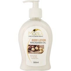 تصویر لوسیون بدن حاوی روغن ماکادمیا 300میل موزیلا Mozila Macadamia Oil Body Lotion 300ml