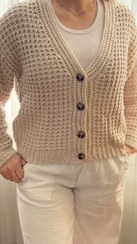 تصویر کاردیگن اسمارا دارای چهار دکمه - ایکس لارج / مدیوم 