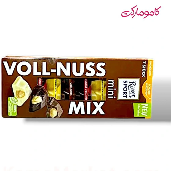 خرید و قیمت شکلات مینی میکس آلمانی ریتر اسپرت Ritter sport voll miss با ...