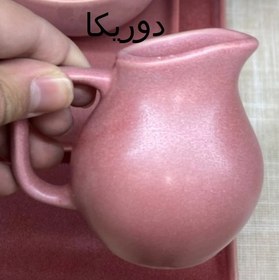 تصویر سسخوری یا شکرپاش دوریکا طرح مات پاستلی Jar dorika