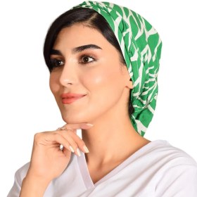 تصویر کلاه حجاب طرح‌دار کد 129 