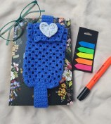 تصویر بوک‌مارک پاکتی آبی 