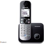 تصویر تلفن بی سیم پاناسونیک مدل KX-TG6811-رنگ موبایل مشکی ا تلفن بی سیم مشکی تلفن بی سیم مشکی
