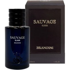 تصویر عطر جیبی برندینی ساواج الکسیر مردانه حجم 33 میلی لیتر Brandini Sauvage Elixir 33ml for men