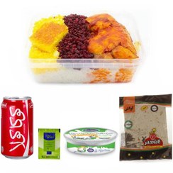 تصویر پک اکونومی زرشک پلو با مرغ (ران) 