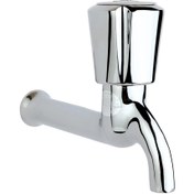 تصویر شیرآلات راسان - شیر شلنگی - نیوکاستا دنباله بلند - کروم RASSAN FAUCET - HOSE MODEL