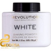 تصویر پودر فیکس سفید رولوشن ا Revolution White Baking Powder 32gr Revolution White Baking Powder 32gr