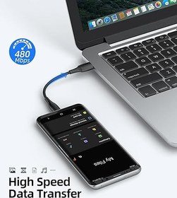 تصویر کابل تبدیل USB به Type Cوی اسمارت V-Smart USB to Type C conversion cable